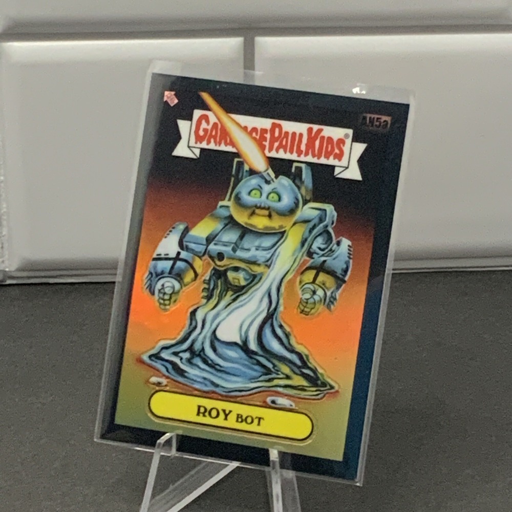 2021‎ Topps Garbage Pail Kids Series 4 Chrome AN5a Roy Bot Black Refractor 67/99